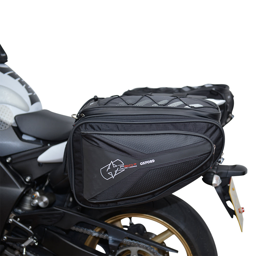 Oxford P60R Pannier Bag Black - 60 Litres - ThrottleChimp