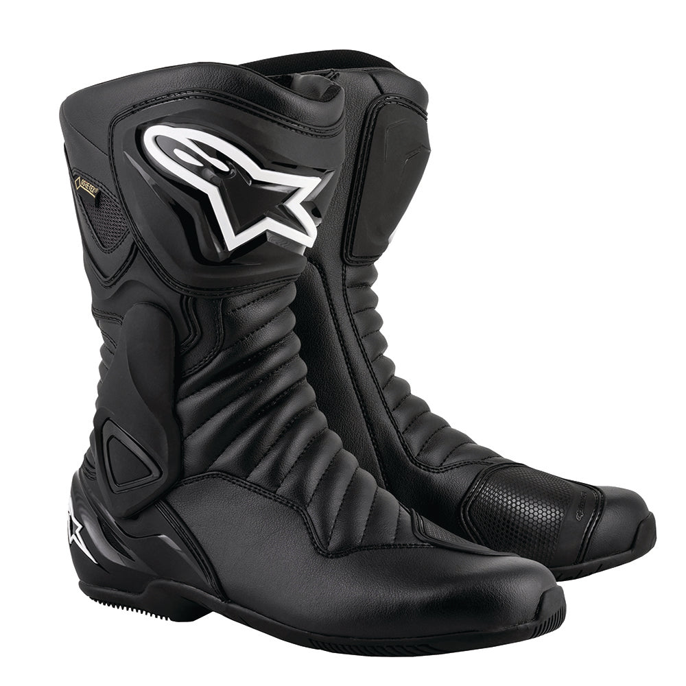 Alpinestars SMX 6 V2 Gore-Tex Boots Black / Black - ThrottleChimp