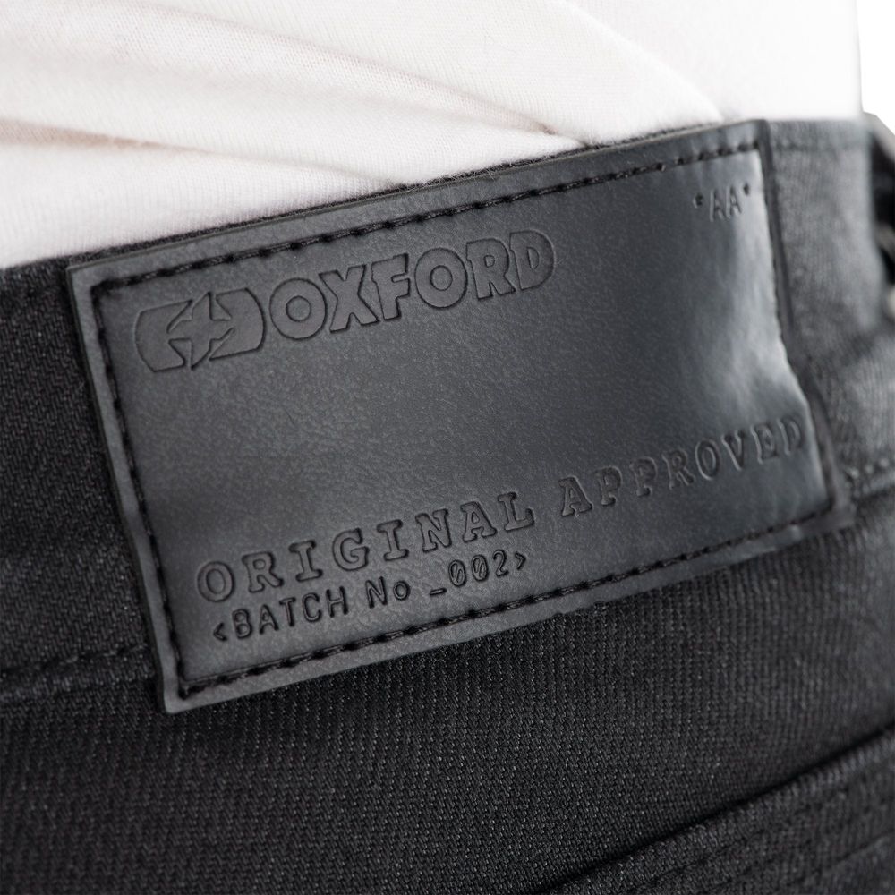 Oxford Original Approved AA Straight Fit Jeans Black Wash FREE 1 YEAR Returns, FREE UK Delivery | ThrottleChimp