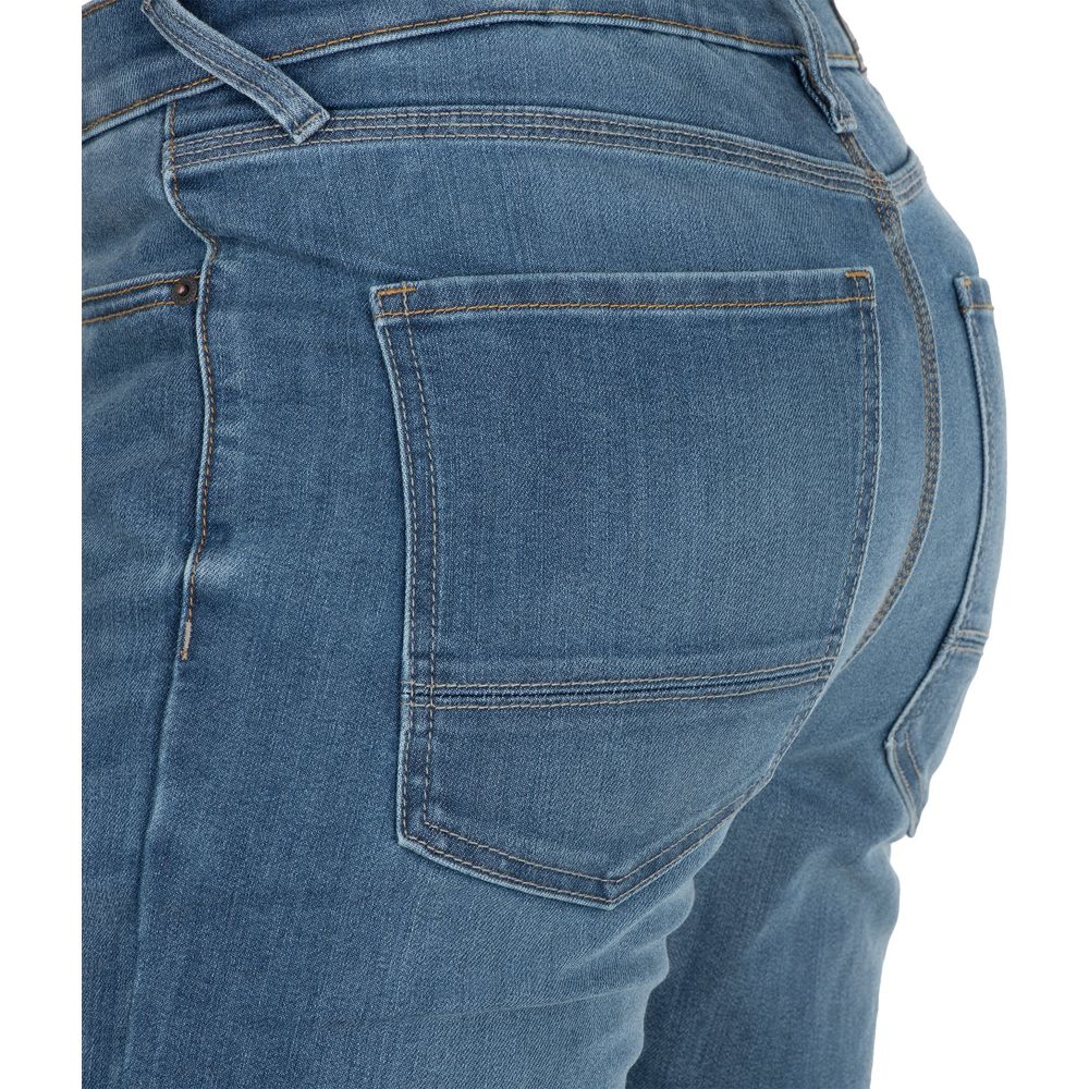 Oxford Original Approved AA Straight Fit Jeans Mid Blue (Image 9) - ThrottleChimp