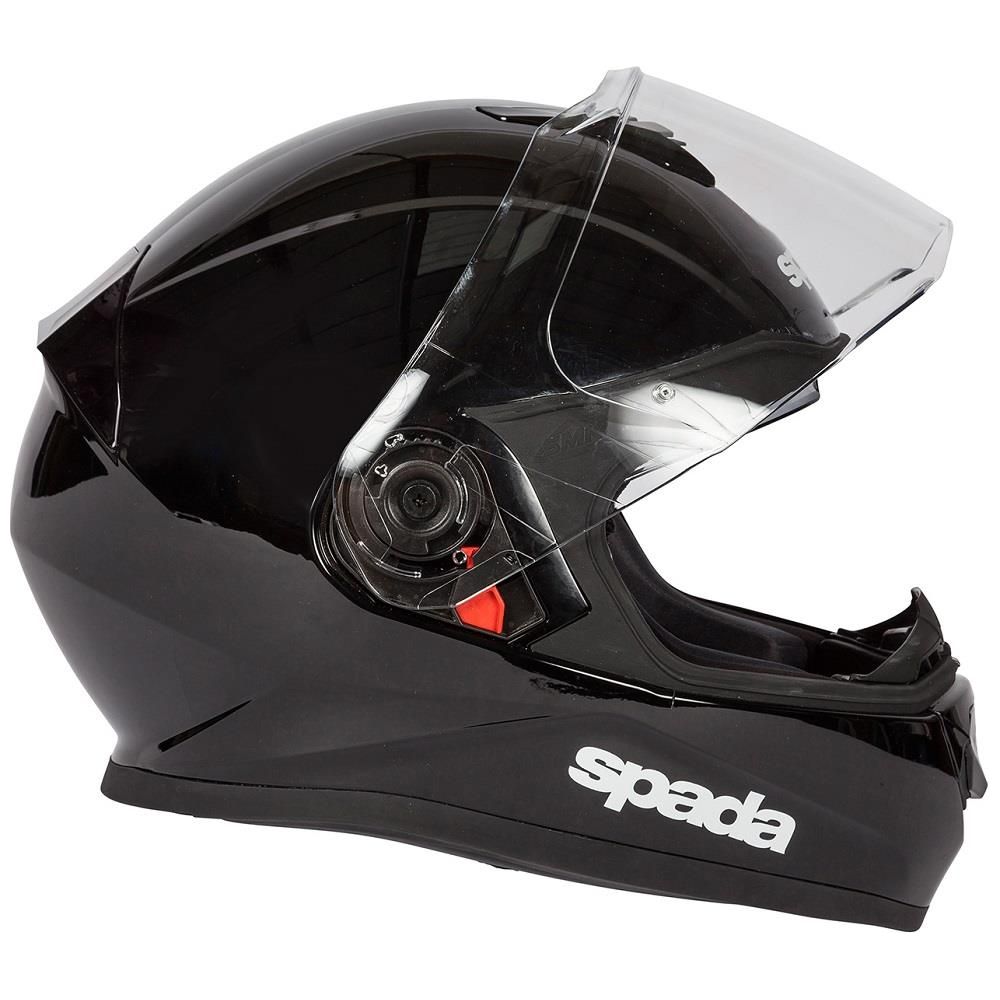 Spada RP-One Plain Full Face Helmet Black (Image 3) - ThrottleChimp