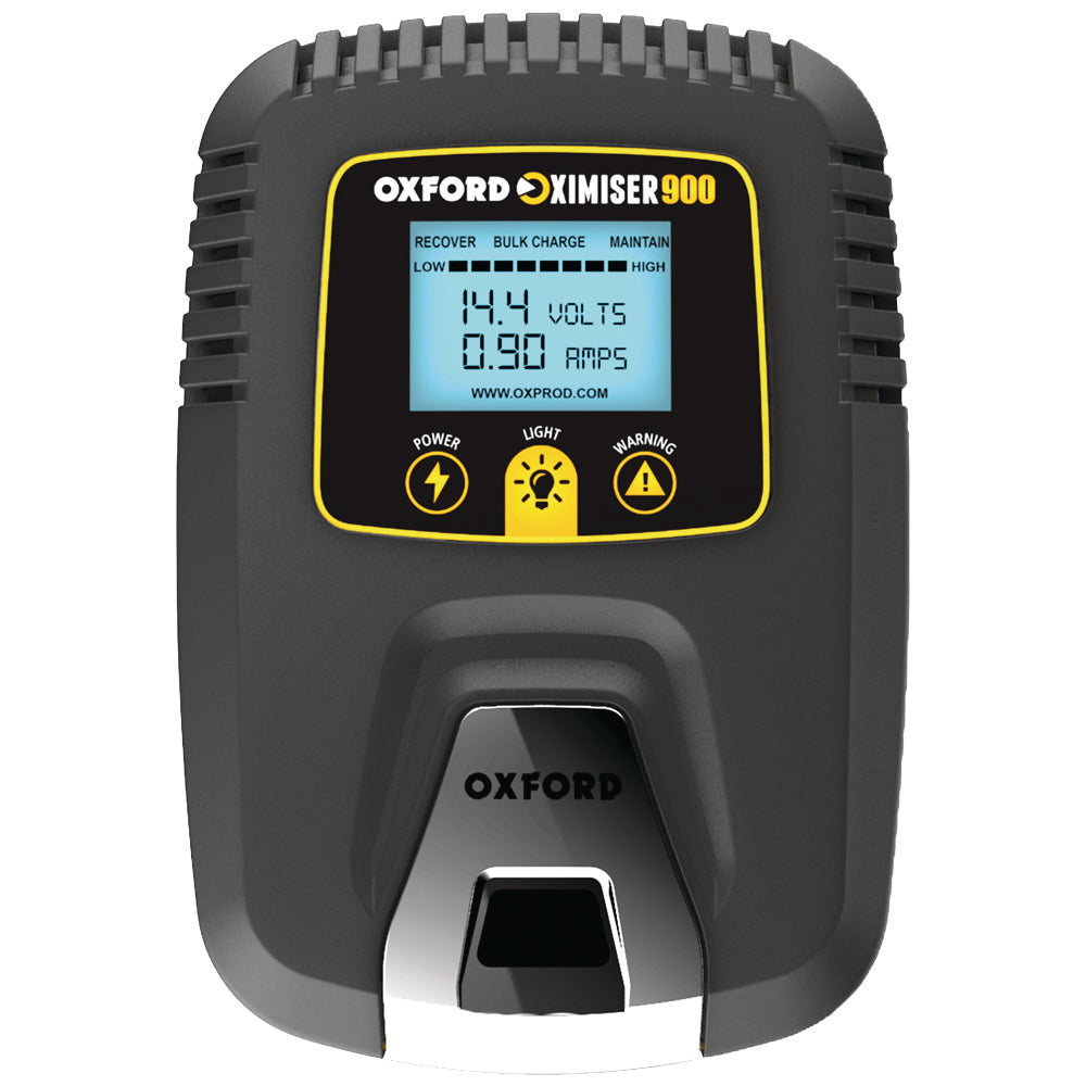 Oxford Oximiser 900 Essential Battery Management System Black / Yellow - EU Model - ThrottleChimp