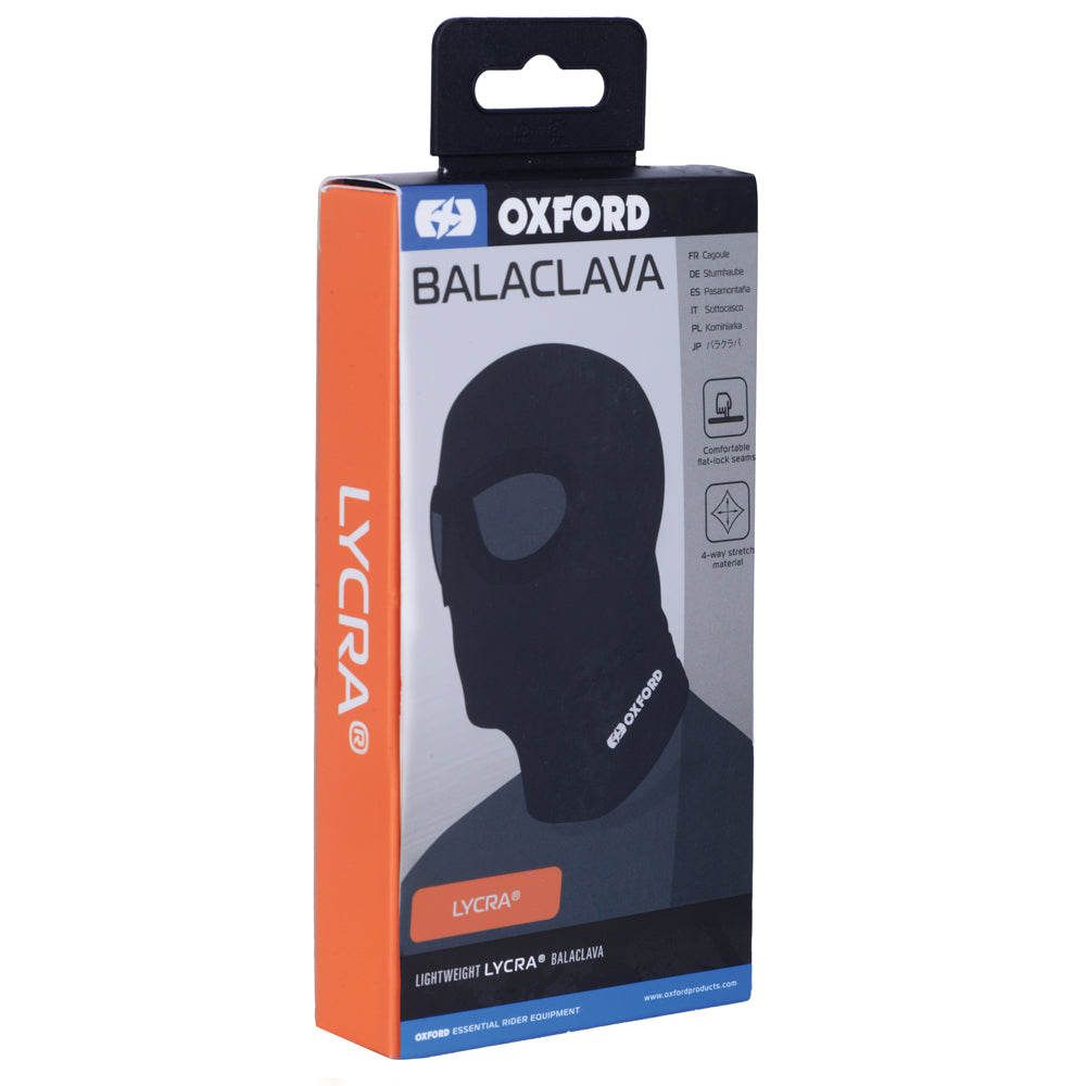 Oxford Eyes Lycra Balaclava Black FREE 1 YEAR Returns, FREE UK Delivery | ThrottleChimp