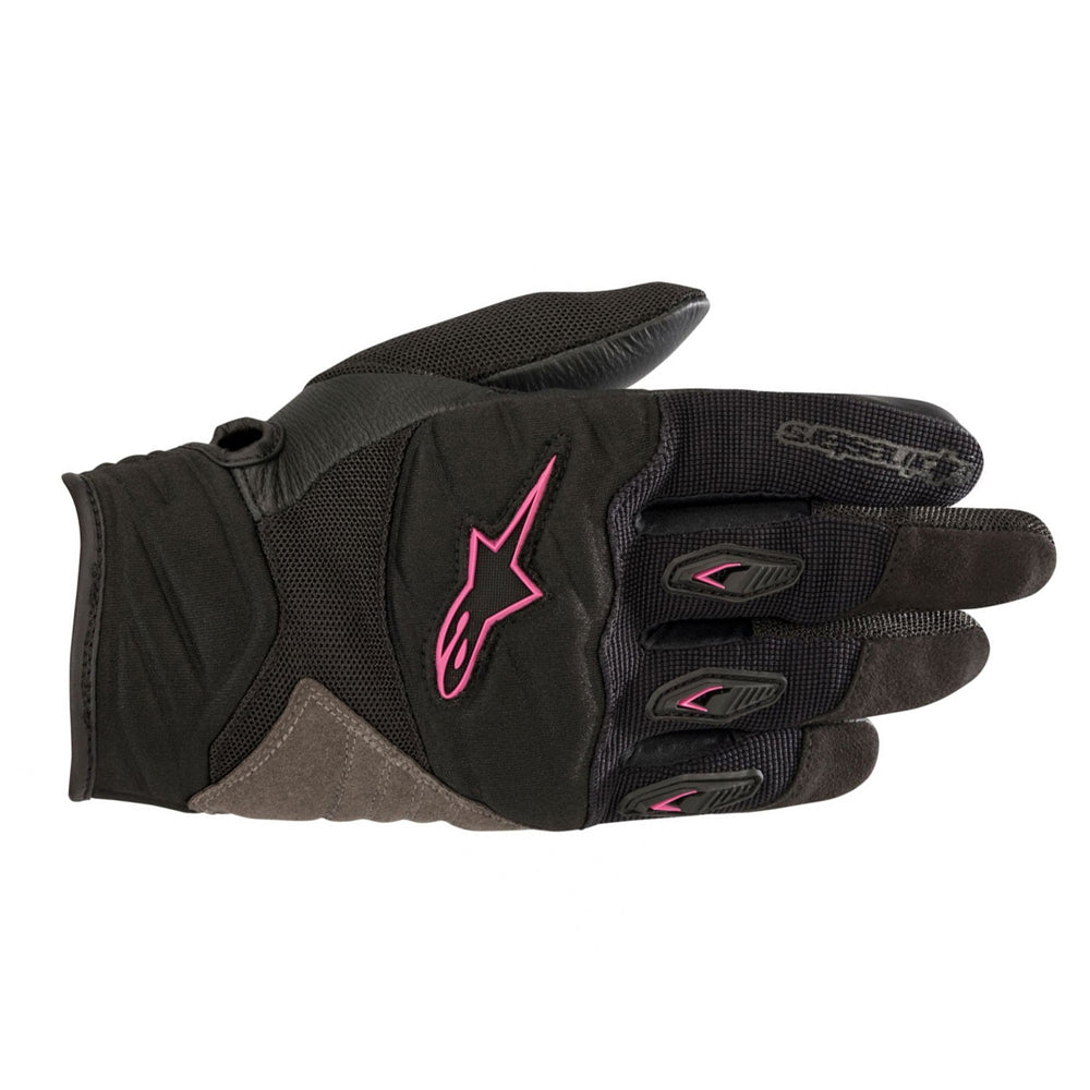 Alpinestars Stella Shore Ladies Gloves Black / Fuchsia - ThrottleChimp