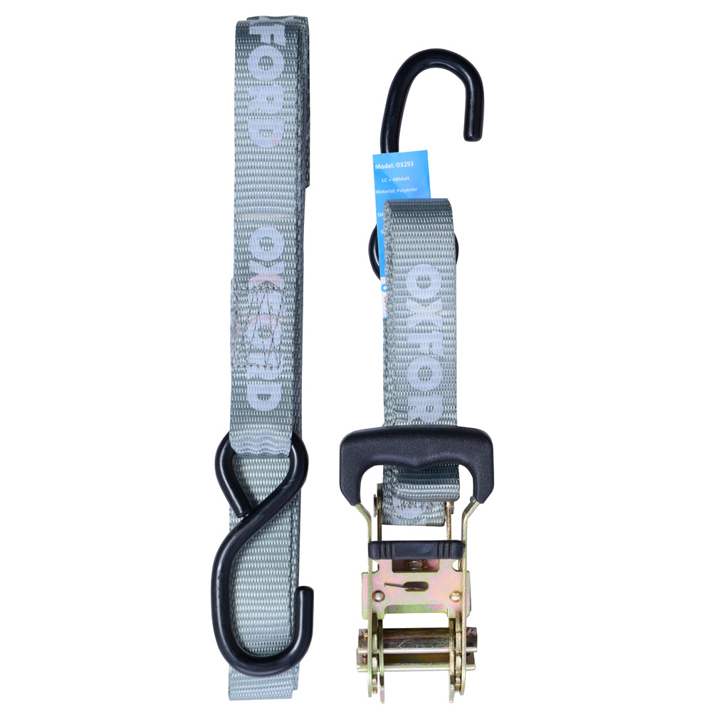 Oxford Ratchet Hook Straps - ThrottleChimp