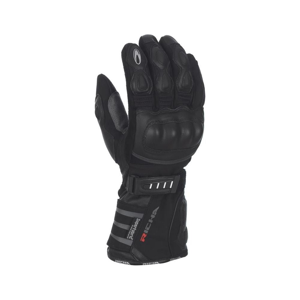 Richa Arctic Ladies Textile Gloves Black FREE 1 YEAR Returns, FREE UK Delivery | ThrottleChimp