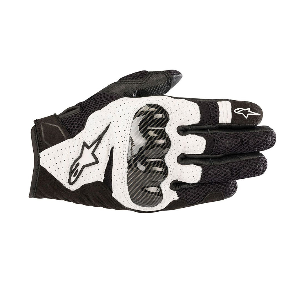 Alpinestars SMX-1 Air V2 Gloves Black / White - ThrottleChimp