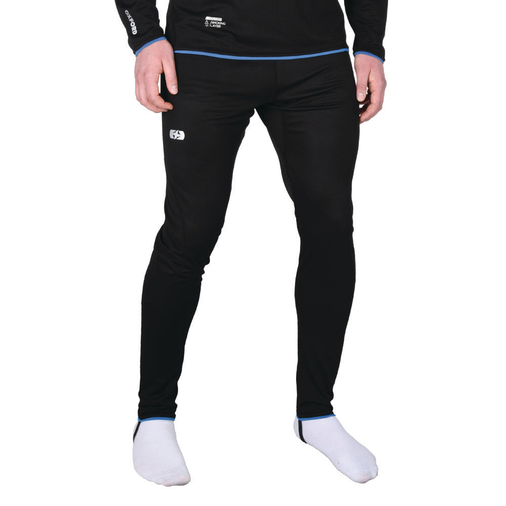 Oxford Cool Dry Wicking Base Layer Trouser Black - ThrottleChimp