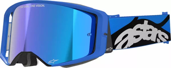 Alpinestars Supertech Stream Goggle Blue / Mirror Blue FREE 1 Year Return, FREE UK Shipping | ThrottleChimp