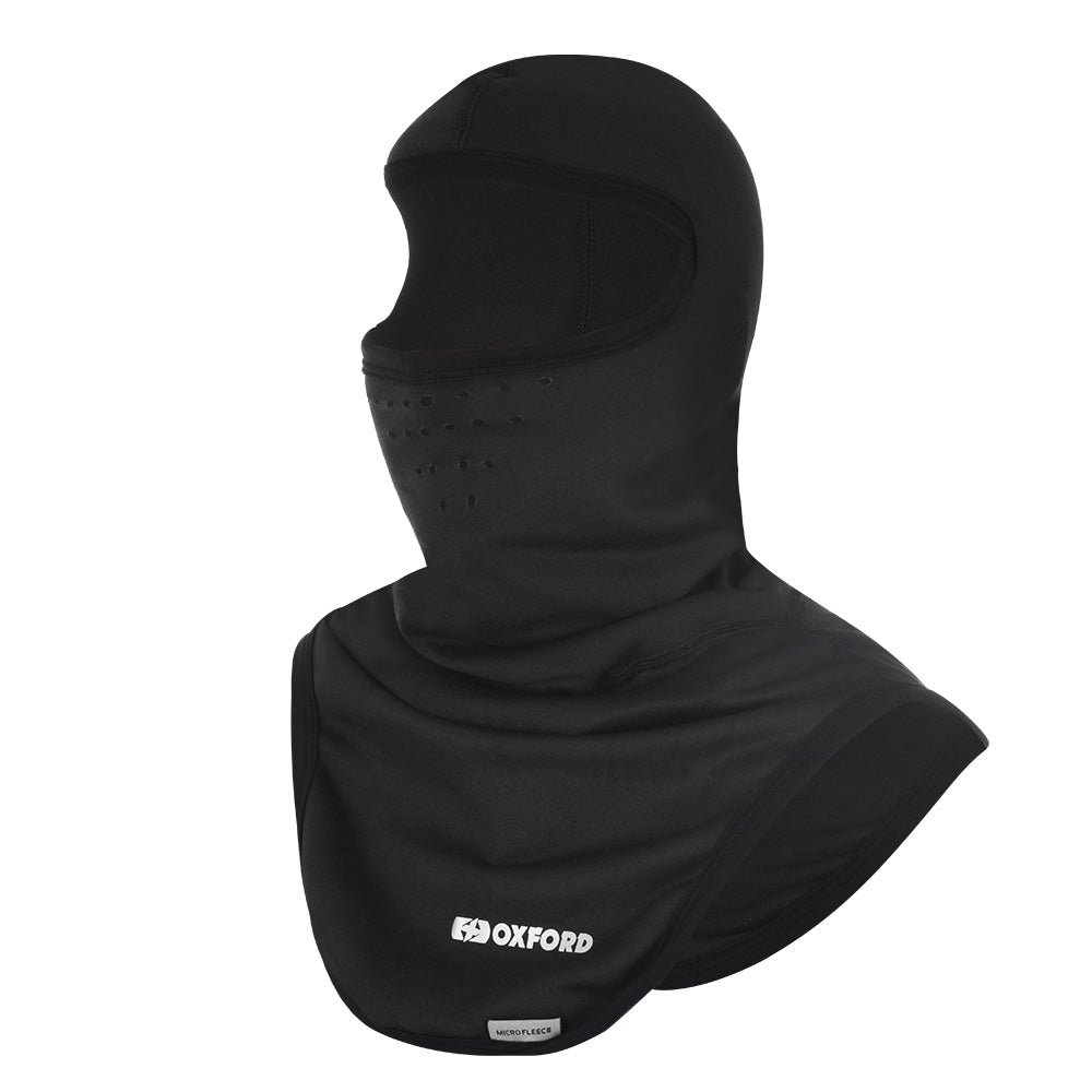 Oxford Deluxe Micro Fleece Balaclava Black FREE 1 YEAR Returns, FREE UK Delivery | ThrottleChimp