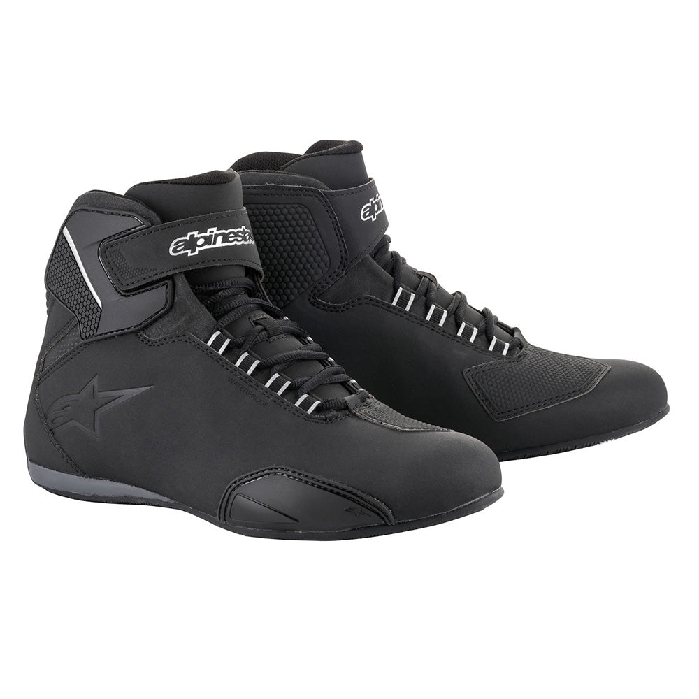 Alpinestars Sektor Waterproof Riding Shoes Black - ThrottleChimp