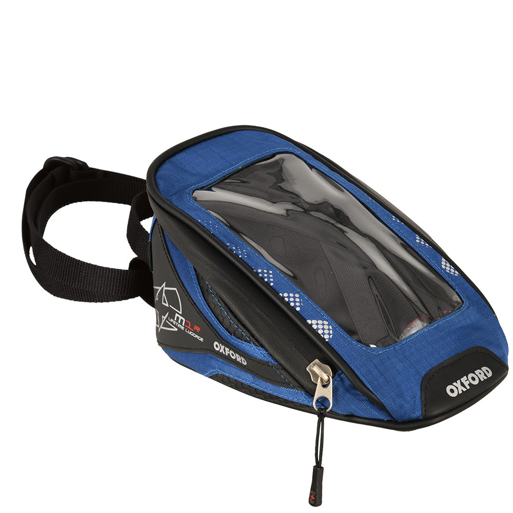 Oxford M1R Micro Tank Bag Blue - 1 Litre - ThrottleChimp