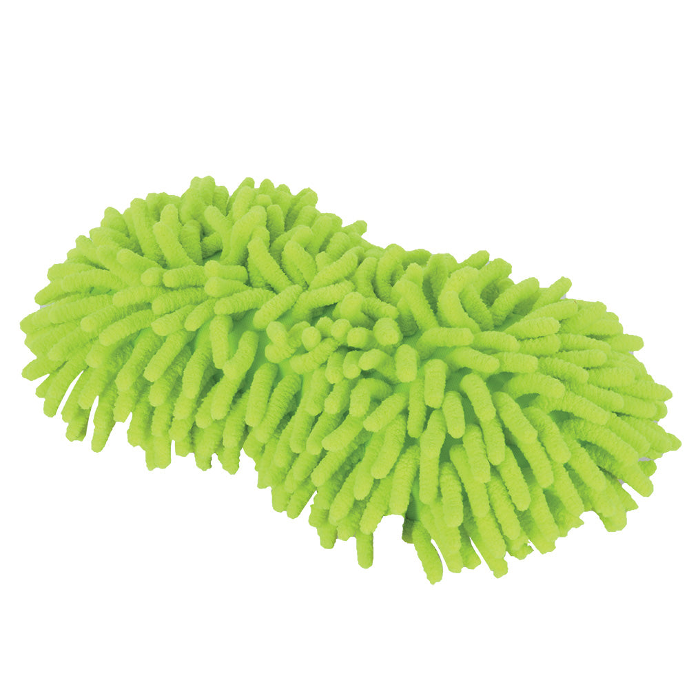 Oxford Microfibre Noodle Sponge Fluo Green (Image 2) - ThrottleChimp