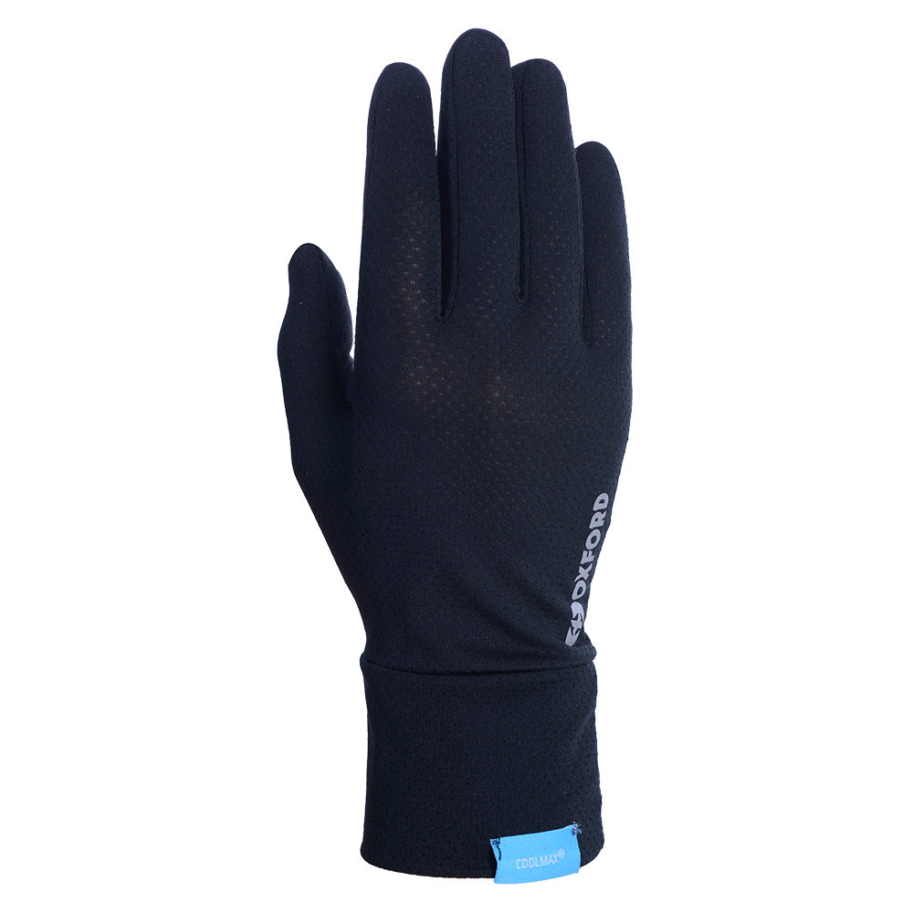 Oxford Coolmax Gloves Black - ThrottleChimp