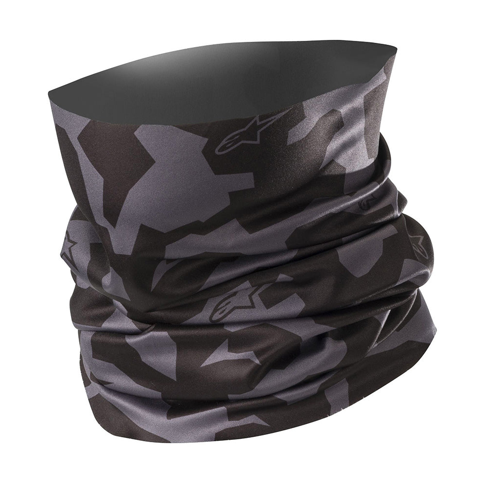 Alpinestars Neck Tube Camo Black / Anthracite - ThrottleChimp