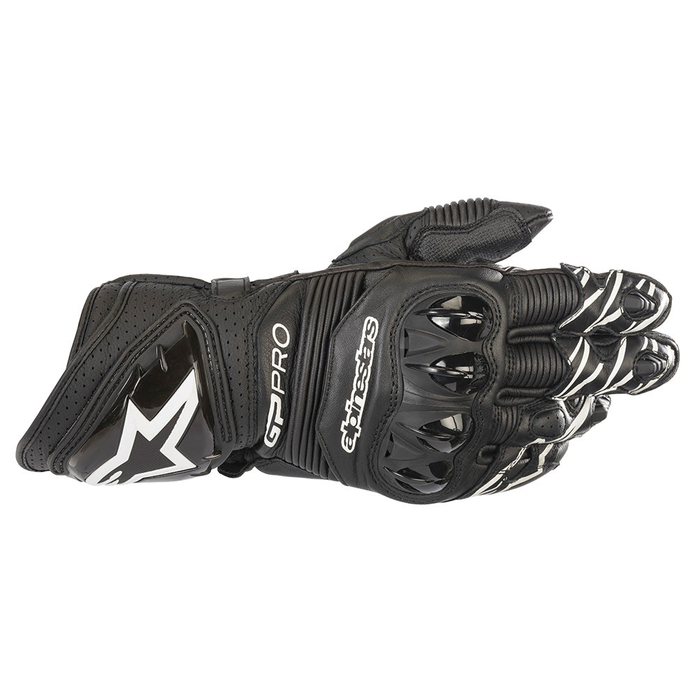 Alpinestars GP Pro R3 Leather Gloves Black - ThrottleChimp