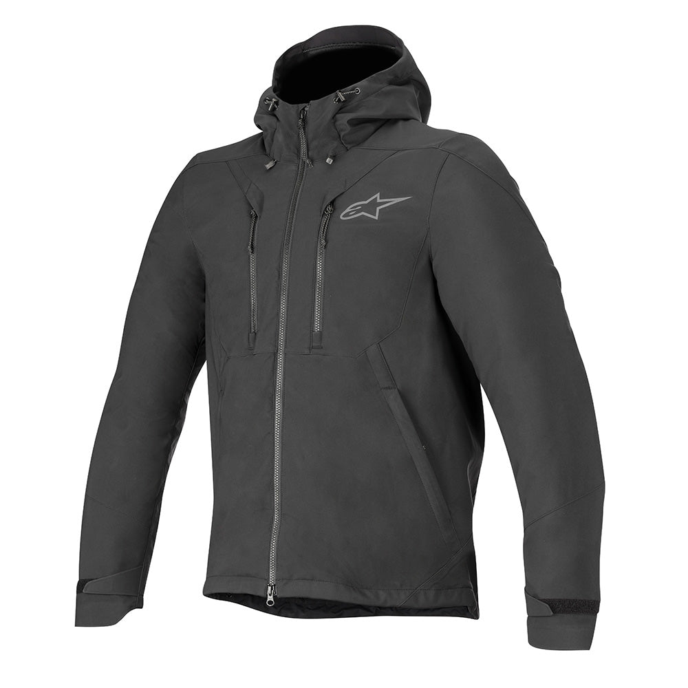 Alpinestars Domino Tech Hoodie Black - ThrottleChimp