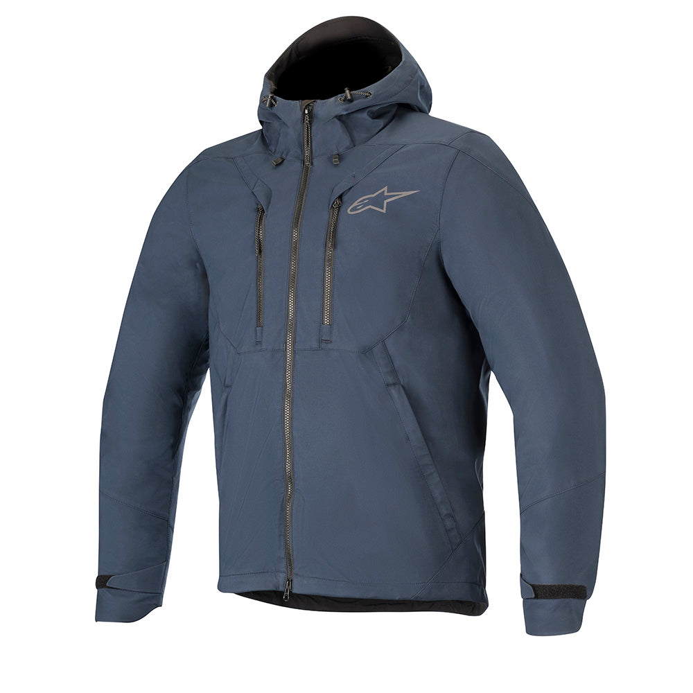 Alpinestars Domino Tech Hoodie Blue / Navy - ThrottleChimp