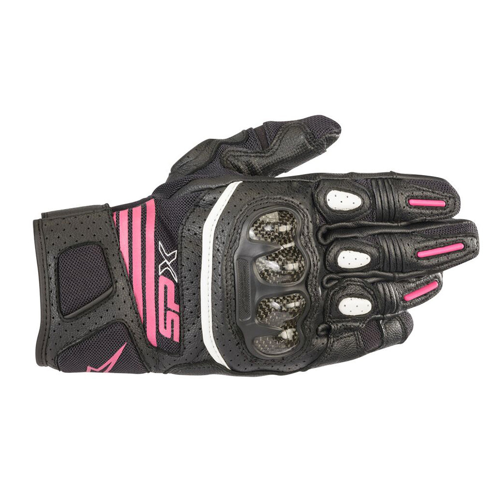 Alpinestars Stella SP X Air Carbon V2 Ladies Gloves Black / Fuchsia - ThrottleChimp