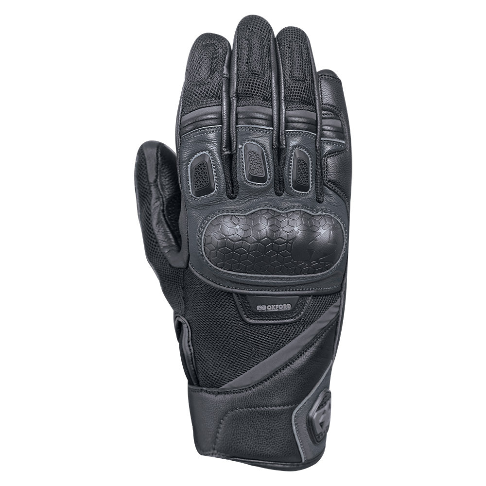 Oxford Outback Gloves Black - ThrottleChimp