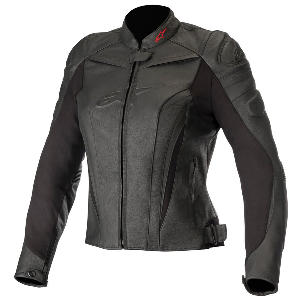 Alpinestars Stella GP Plus R V2 Ladies Leather Jacket Black / Black - ThrottleChimp