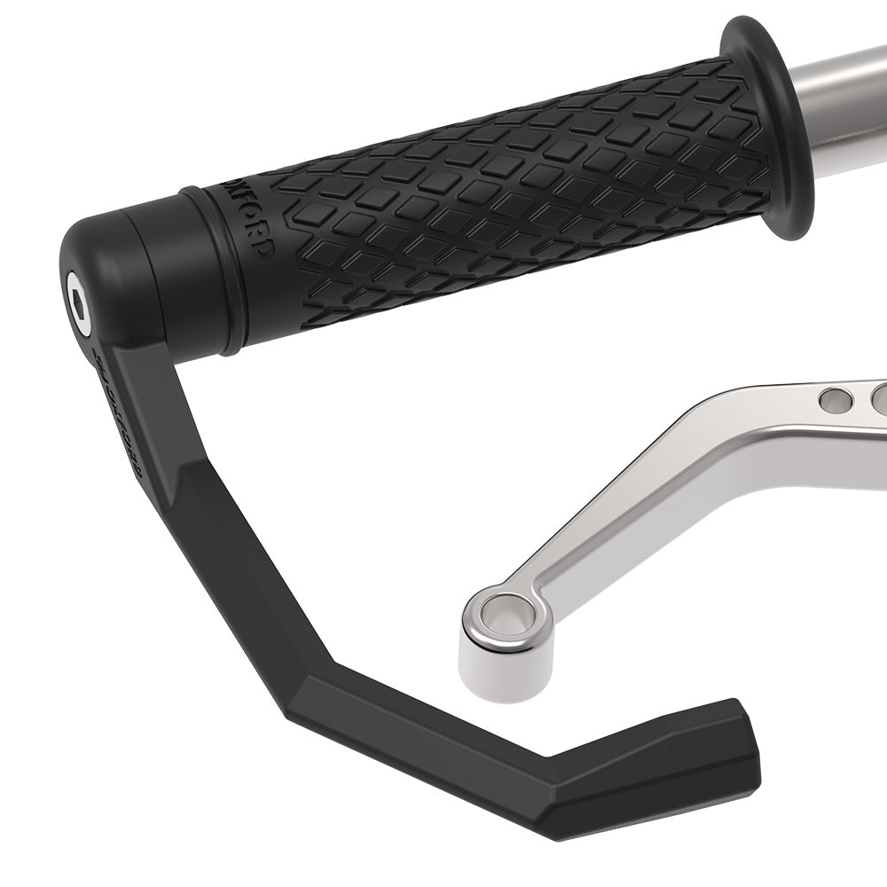 Oxford Nylon66 GF30 Right Brake Lever Guard Black - ThrottleChimp