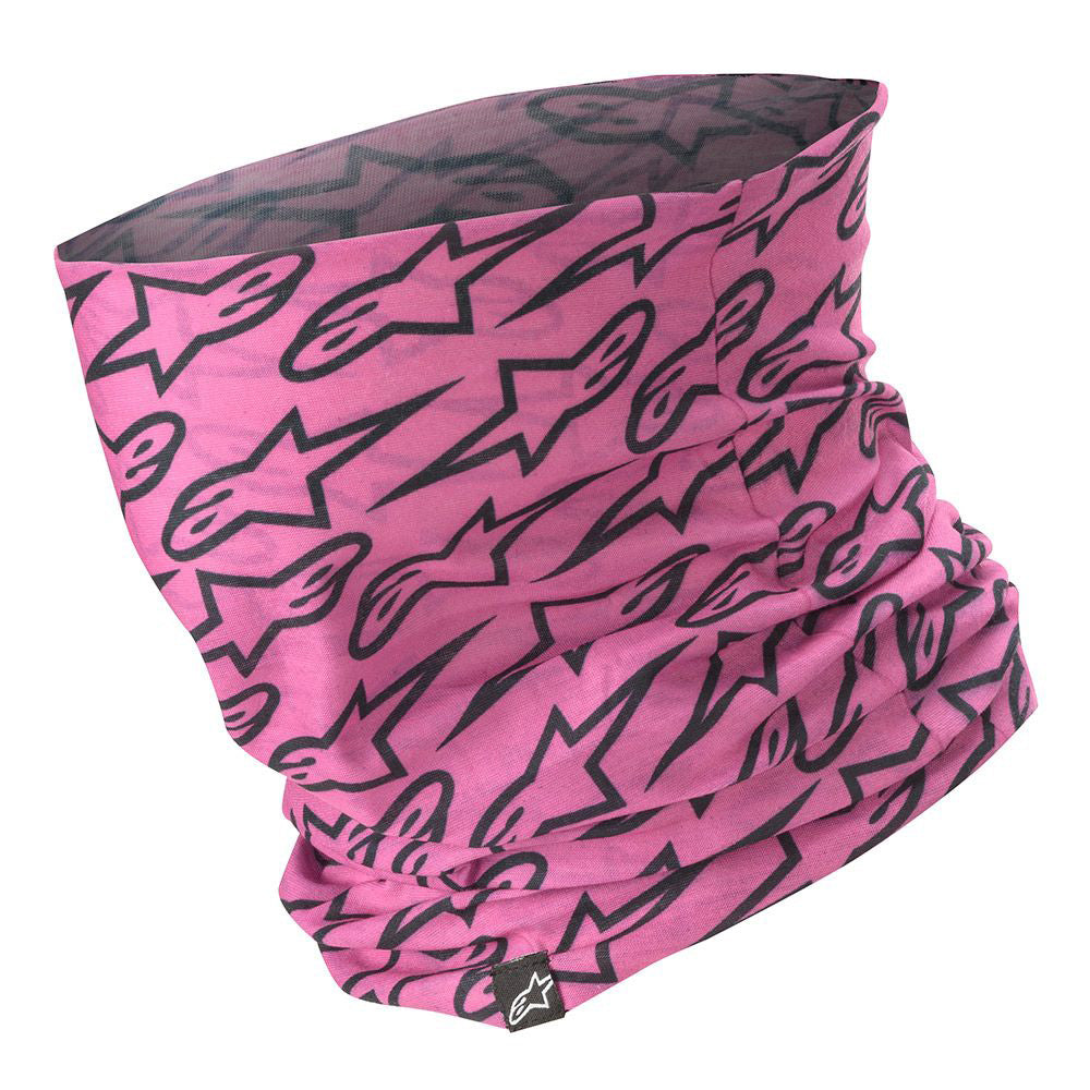 Alpinestars Astars Neck Tube Fuschia / Black - ThrottleChimp