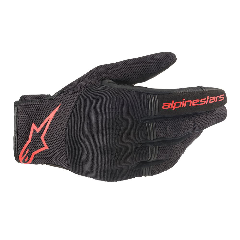 Alpinestars Copper Gloves Black / Fluo Red - ThrottleChimp