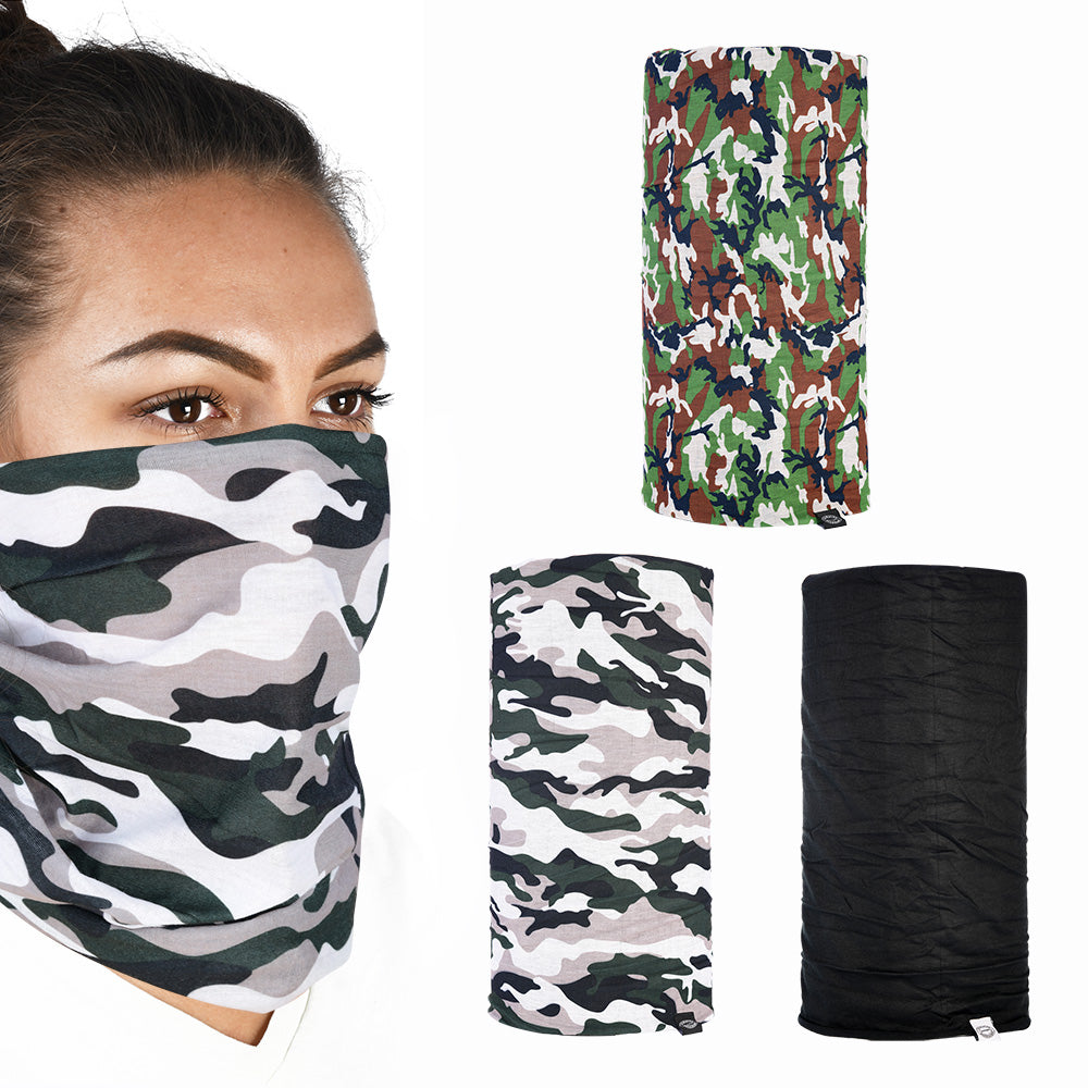 Oxford Comfy Head & Neckwear Camo - Pack Of 3 (Image 3) - ThrottleChimp