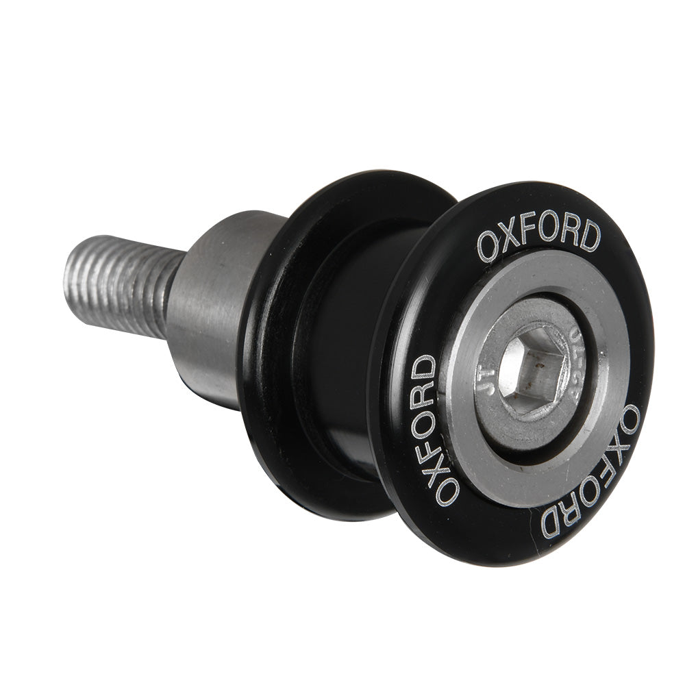 Oxford M8 Spinners Extended Black - 1.25 mm Thread - ThrottleChimp