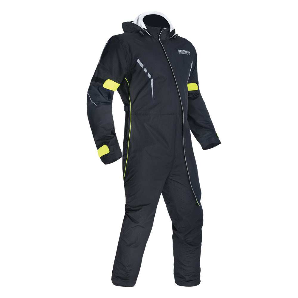 Oxford Stormseal Oversuit Black / Fluo Yellow - ThrottleChimp