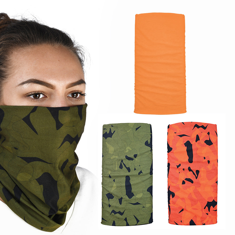 Oxford Comfy Multifunctional Head & Neckwear Havoc Orange - Pack Of 3 (Image 3) - ThrottleChimp