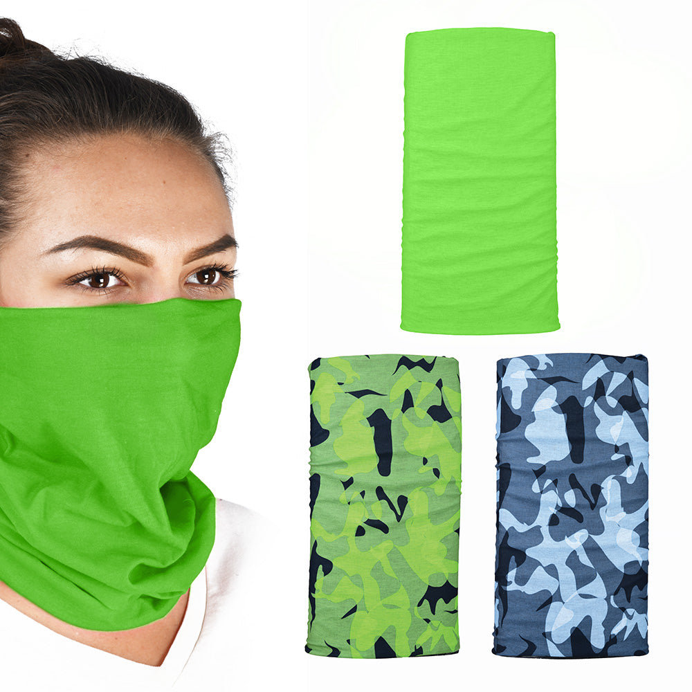 Oxford Comfy Multifunctional Head & Neckwear Havoc Green - Pack Of 3 (Image 3) - ThrottleChimp