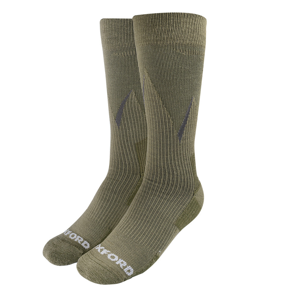 Oxford Merino Oxsocks Khaki - ThrottleChimp