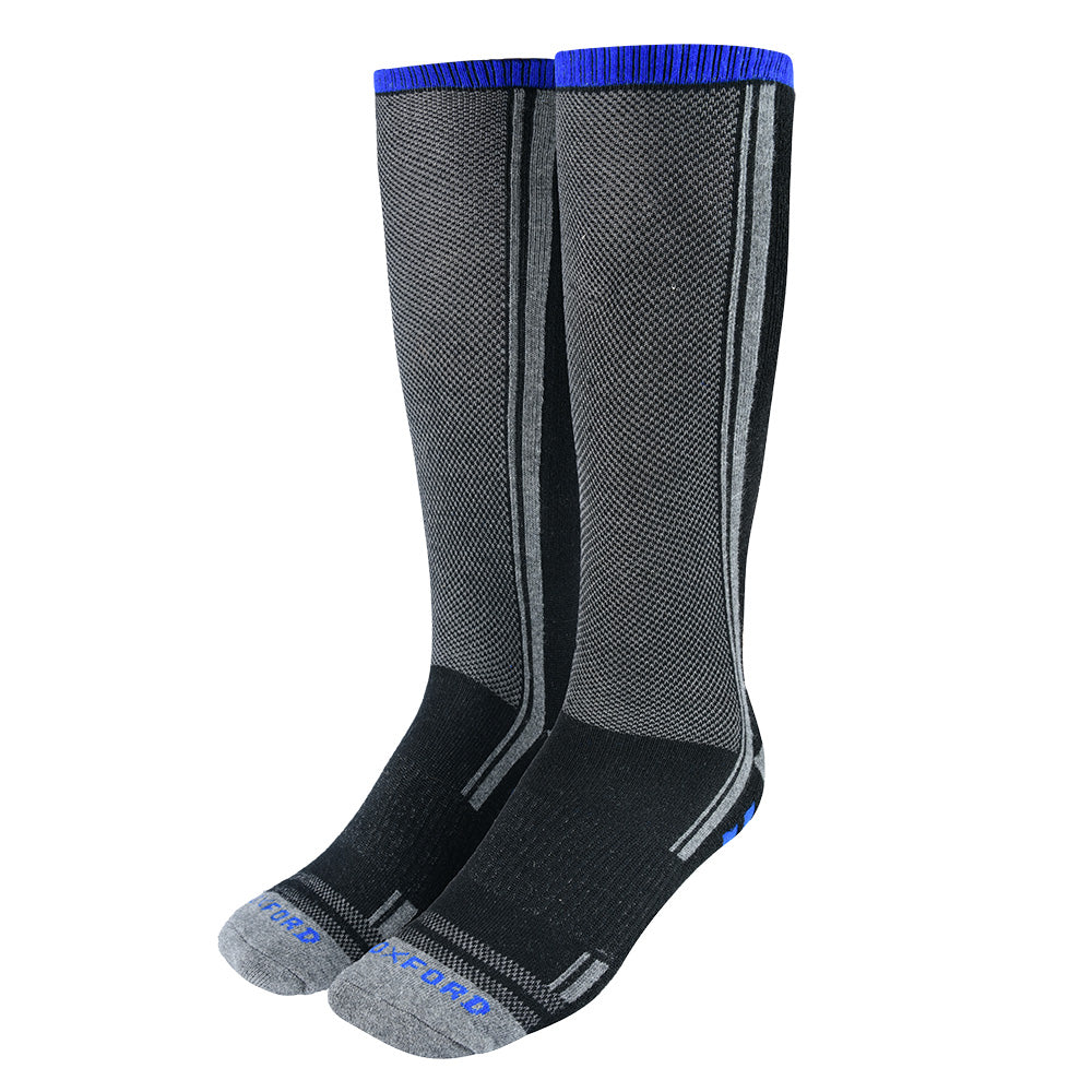 Oxford Coolmax Oxsocks Black - ThrottleChimp