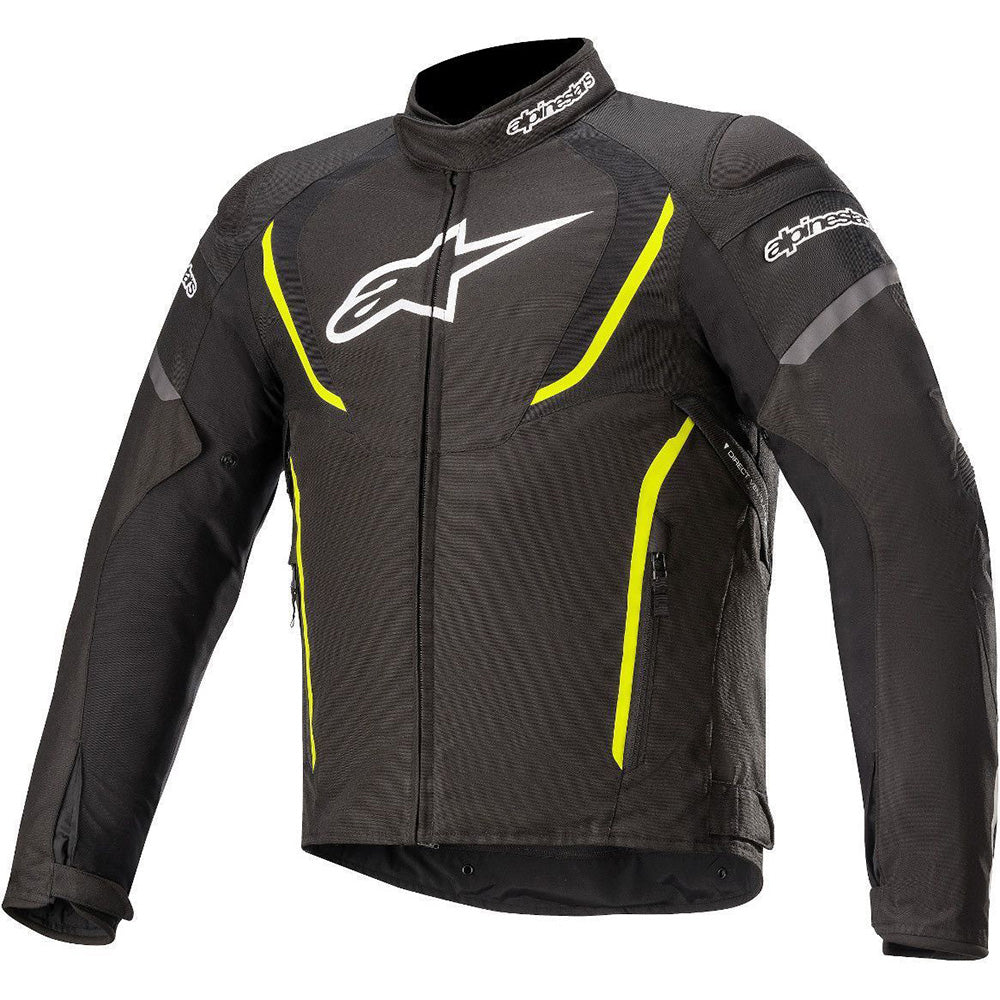 Alpinestars T-Jaws V3 Waterproof Jacket Black / Fluo Yellow - ThrottleChimp