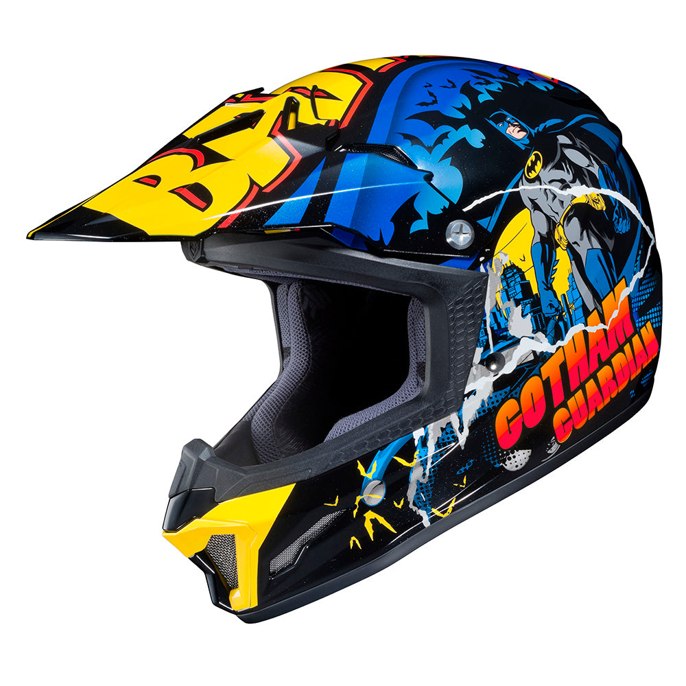 HJC CL-XY 2 Youth Batman Motocross Helmet MC23 Black - ThrottleChimp