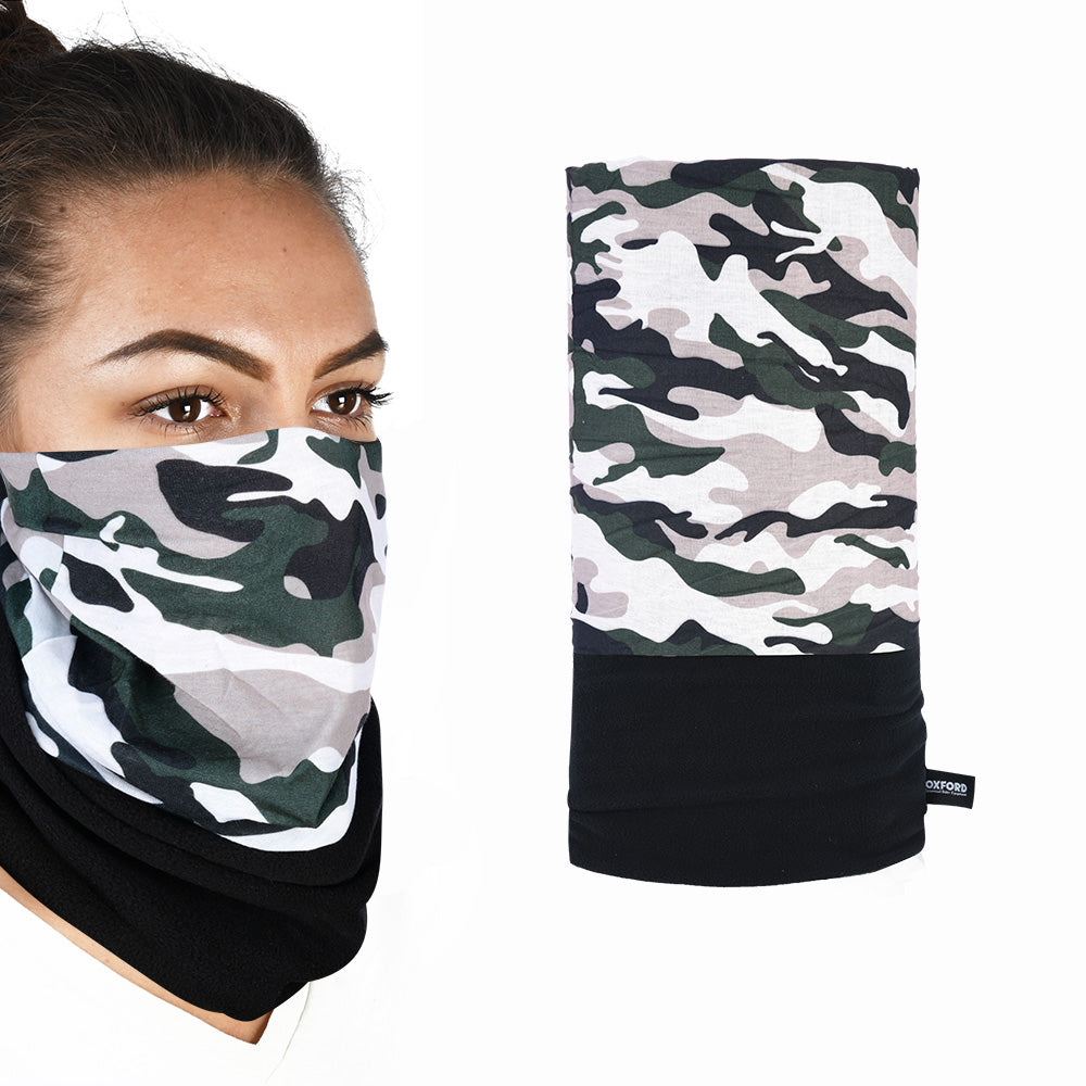 Oxford Snug Thermal Head & Neckwear Camo - ThrottleChimp