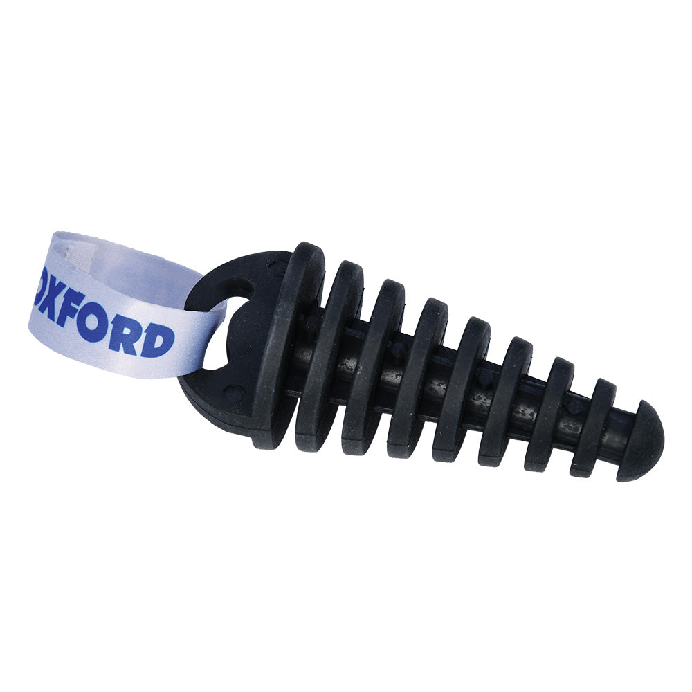 Oxford Bung 2 Exhaust Plug Black - ThrottleChimp