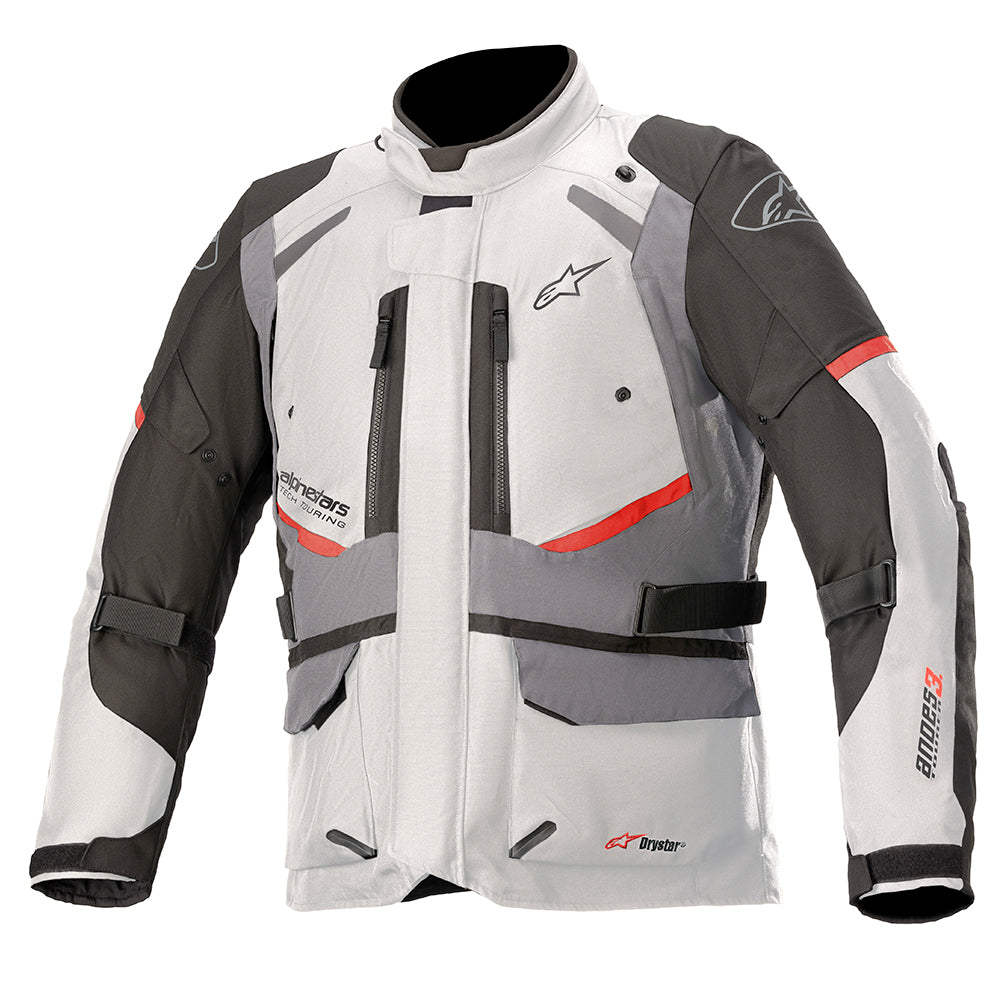 Alpinestars Andes V3 Drystar Jacket Ice Grey / Dark Grey - ThrottleChimp