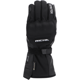 Richa Ice Polar Gore-Tex Gloves Black FREE 1 YEAR Returns, FREE UK Delivery | ThrottleChimp