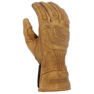 Richa Mid Season Leather Gloves Cognac (Image 2) - ThrottleChimp