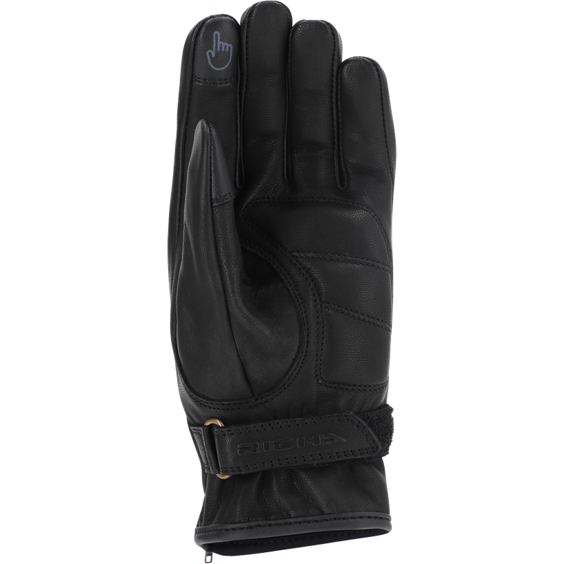 Richa Nazaire Leather Gloves Black (Image 3) - ThrottleChimp