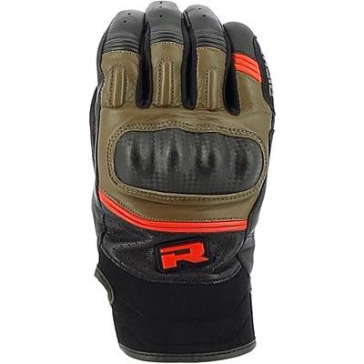 Richa Protect Summer 2 Leather Gloves Black / Brown (Image 2) - ThrottleChimp