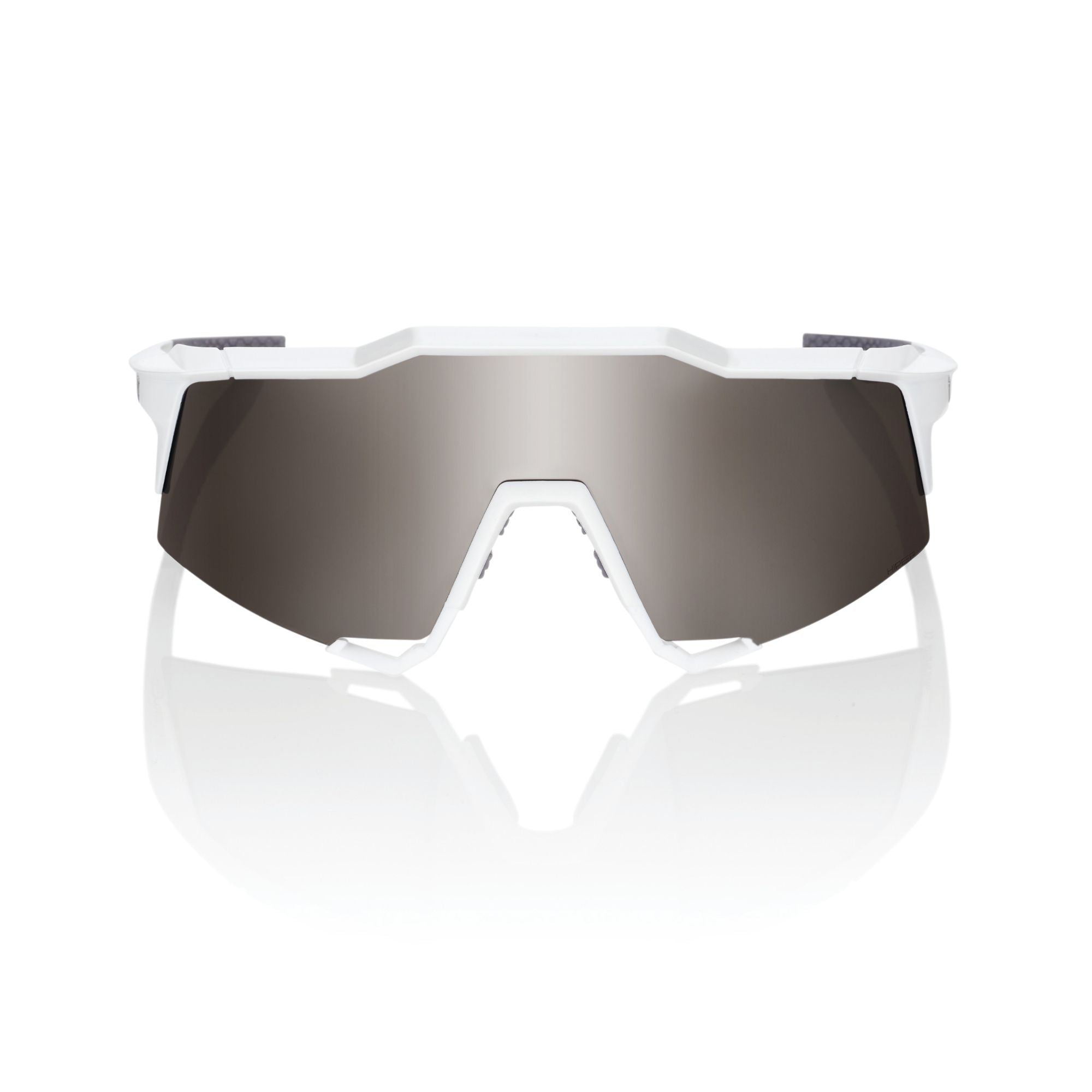 100% Speedcraft Glasses Matt White / HiPER Silver Mirror Lens FREE 1 YEAR Returns, FREE UK Delivery | ThrottleChimp