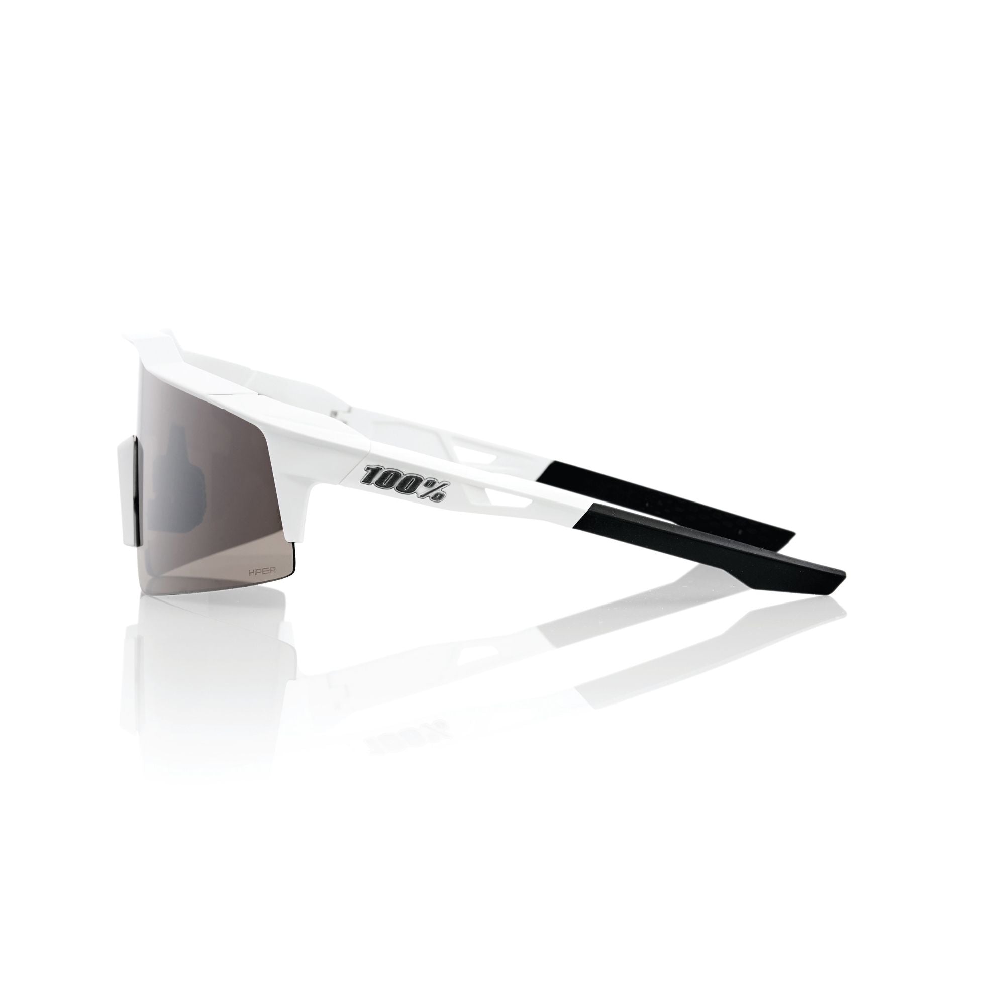 100% Speedcraft SL Glasses Matt White / HiPER Silver Mirror Lens FREE 1 YEAR Returns, FREE UK Delivery | ThrottleChimp