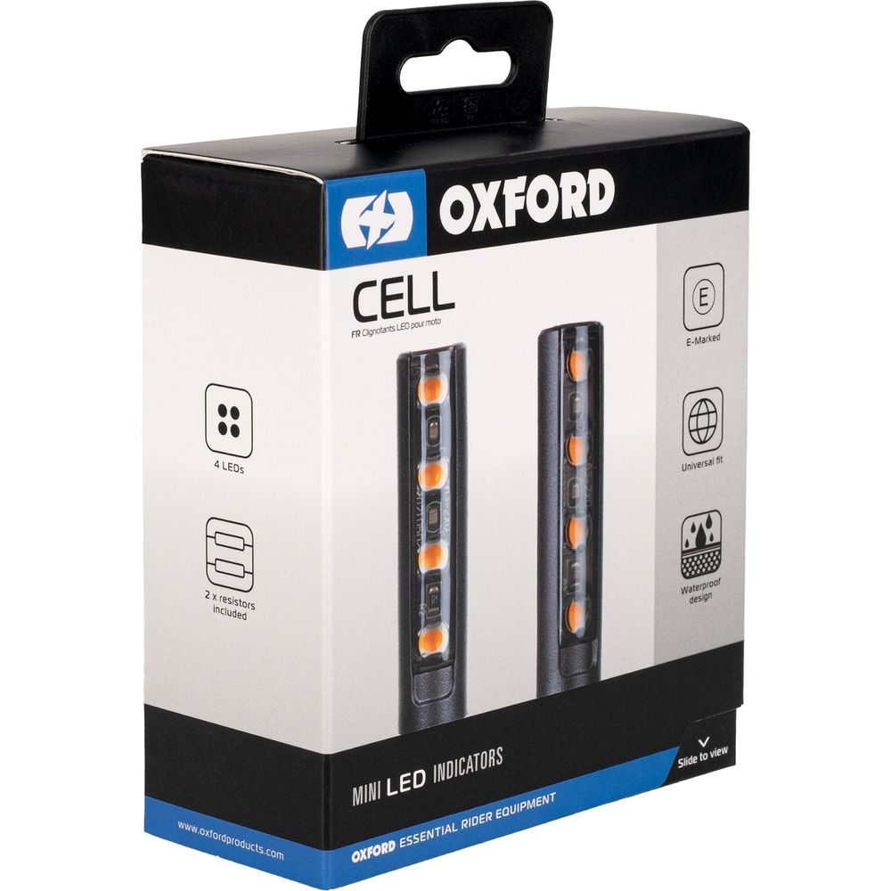 Oxford Cell Indicators Black With 2 Resistors FREE 1 YEAR Returns, FREE UK Delivery | ThrottleChimp