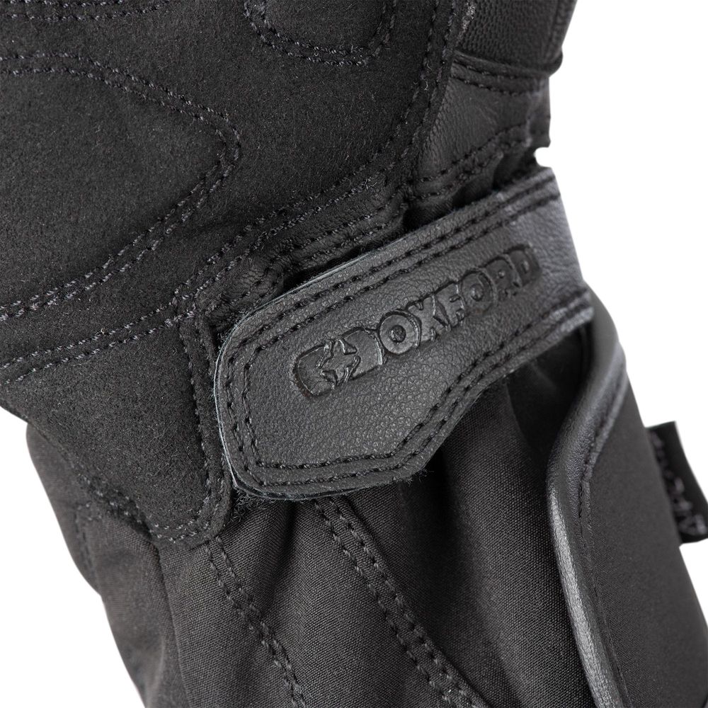 Oxford Calgary 2.0 Leather Gloves Black (Image 8) - ThrottleChimp