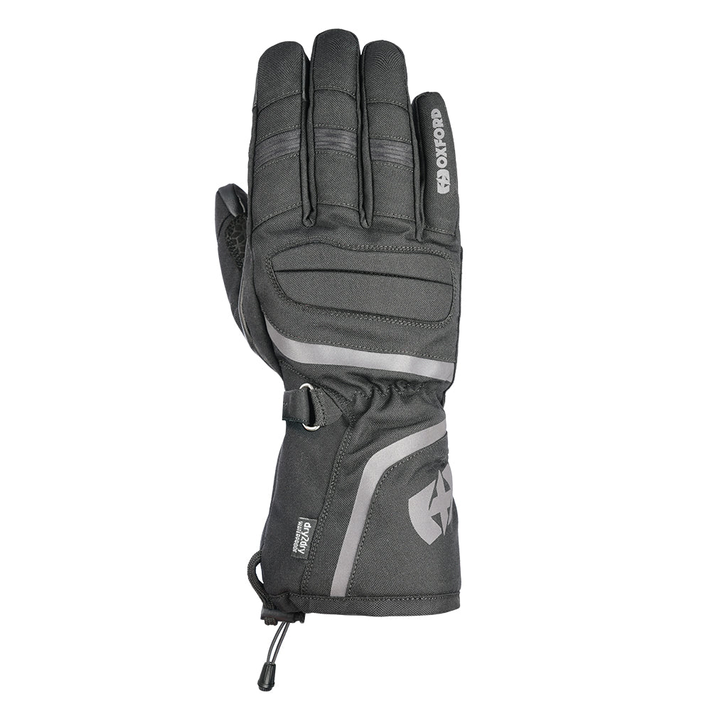 Oxford Convoy 3.0 Textile Gloves Stealth Black - ThrottleChimp