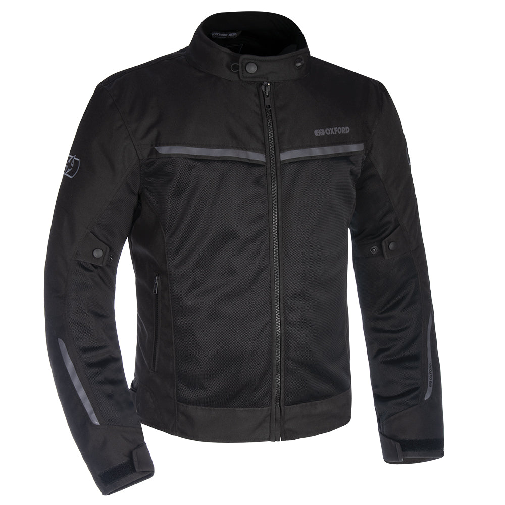 Oxford Arizona 1.0 Air Textile Jacket Black - ThrottleChimp